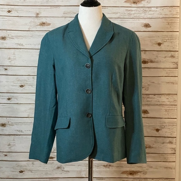 Coldwater Creek Jackets & Blazers - Coldwater Creek single-breasted wool blend blazer
